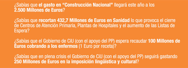El ‘nacionalismo es crisis’, como respuesta al ‘España nos roba’