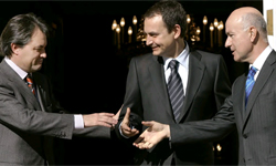 Mas, Zapatero y Duran