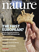 Portada de la revista Nature