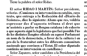 Diario de Sesiones del Congreso de los Diputados