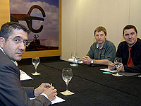 Reunión entre López (PSE) y Otegi (Batasuna)