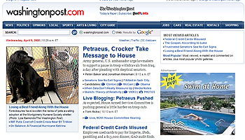 Web del diario The Washington Post