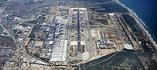 Vista aérea del aeropuerto de El Prat