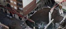 Hundimiento del barrio del Carmelo de Barcelona
