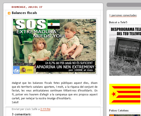 Captura imagen del blog de Lluís Suñé Morales