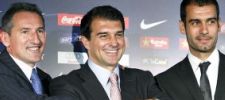 Beguiristáin, Laporta y Guardiola