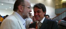 Colom y Mas, en el congreso de CDC de 2008