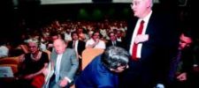 Pujol y Benach en la presentación del manifiesto ‘El catalán, lengua común’ (FOTO: EL PERIÓDICO)