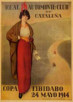 Real Automóvil-Club de Cataluña. Copa Tibidabo, de Ramon Casas