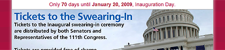 Captura web de la página del Senado de los EEUU