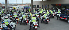 Agentes de los Mossos d’Esquadra
