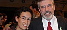 Marta Rovira y Gerry Adams