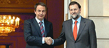 Zapatero y Rajoy