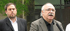 Oriol Junqueras y Josep-Lluís Carod-Rovira