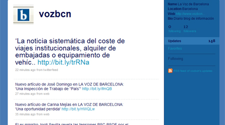 Pantallazo de la cuenta de vozbcn en Twitter