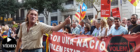 Manifestación independentista Diada 2009