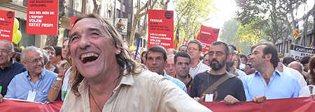 Manifestación independentista Diada 2009