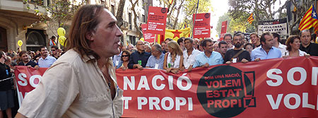 Manifestación independentista Diada 2009