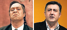 Joan Puigcercós y su doble en ‘Polònia’
