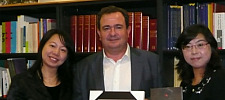 Bernat Joan con una delegación del Gobierno de Taiwán