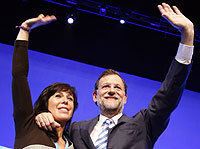 Alicia Sánchez Camacho y Mariano Rajoy