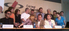 Presentación del referendo independentista en Barcelona, 6 de julio de 2010 (Foto: Twitter de Xavier Gil Amorós).