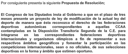 Propuesta de resolución del PNV