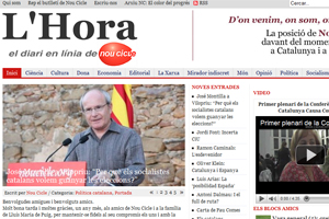 Web de la corriente nacionalista del PSC, Nou Cicle.