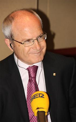 José Montilla, en una de las anteriores entrevistas que le ha realizado la Cadena Ser (foto: Cadena Ser).