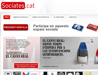 Web del PSC titulada Sociates.cat
