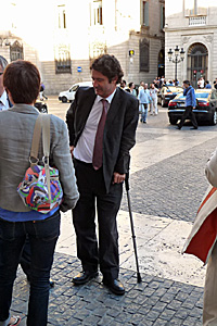 Albert Vilalta, en un acto reciente en el Palacio de la Generalidad (foto: LVdB).