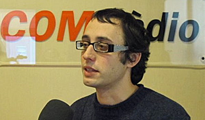 El periodista David Collantes (foto: COM Ràdio).