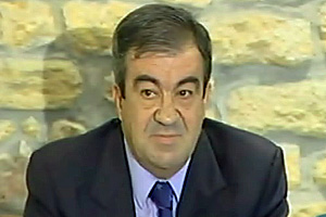 Francisco Álvarez-Cascos durante la rueda de prensa (foto: TV3).