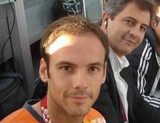 Antonio Romero y Manolo Lama, en una imagen de archivo, juntos, durante una retransmisión radiofónica en la Ser.