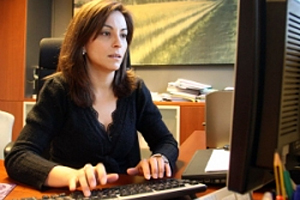 Iolanda Pineda, alcaldesa de Salt (Gerona) (foto: Pere Duran/'El País')