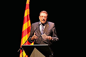 El consejero de Bienestar Social y Familia de la Generalidad, Josep Lluís Cleries, en una acto reciente (foto: gencat.cat).