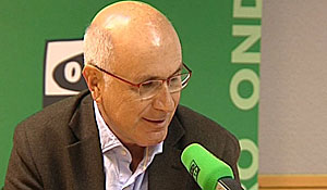 El portavoz de CiU en el Congreso, Josep Antoni Duran i Lleida, durante la entrevista en Onda Cero (foto: ondacero.es).