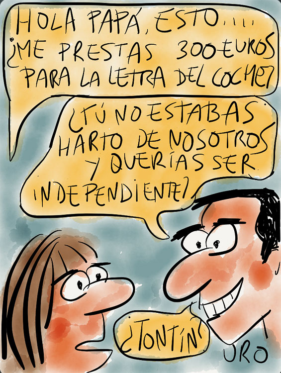 ¿No estabas harto?