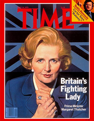 Portada de la revista 'Time', con una imagen de Margaret Thatcher en 1979.