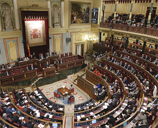 Congreso de los Diputados, durante el Debate sobre el Estado de la Nación (foto: Congreso).