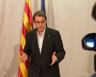 Artur Mas, en el Consejo Nacional de CDC, en rueda de prensa (foto: CDC).